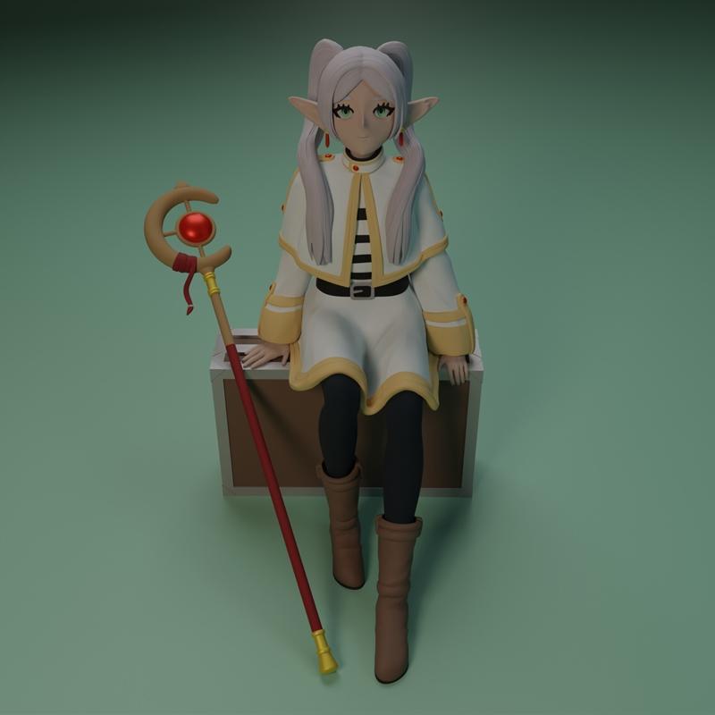 Frieren 3D打印模型|Frieren – 3D Print Model STL