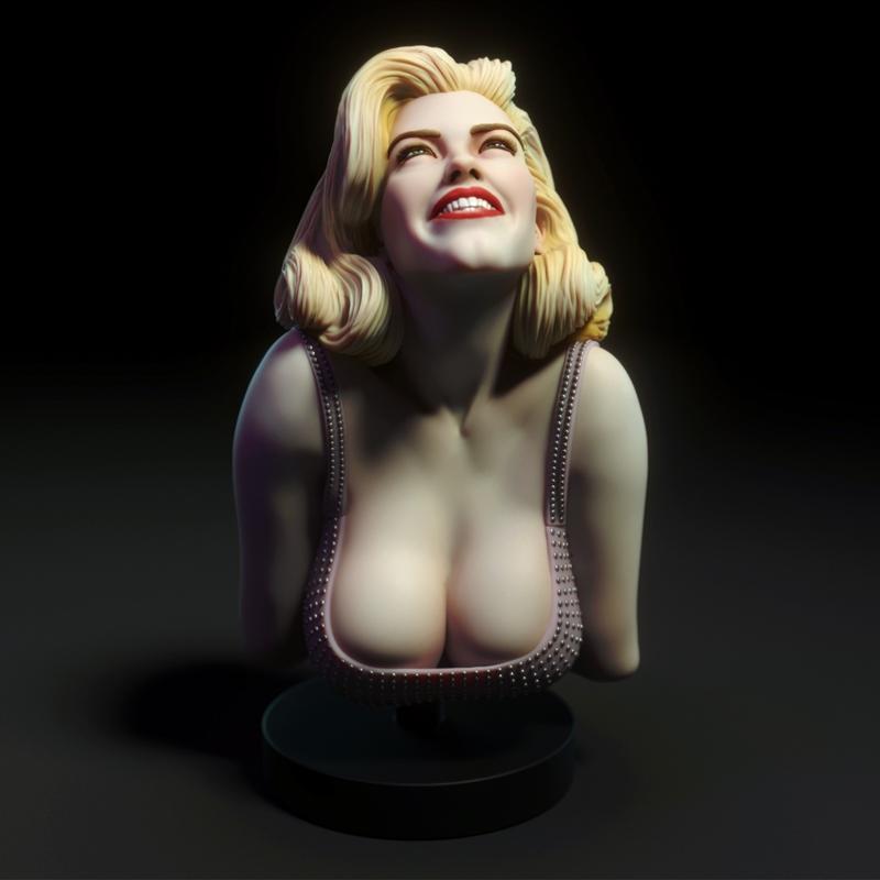 Torrida Minis - 实践破3 - 3D打印模型|Torrida Minis – Practice Bust 3 – 3D Print Model STL