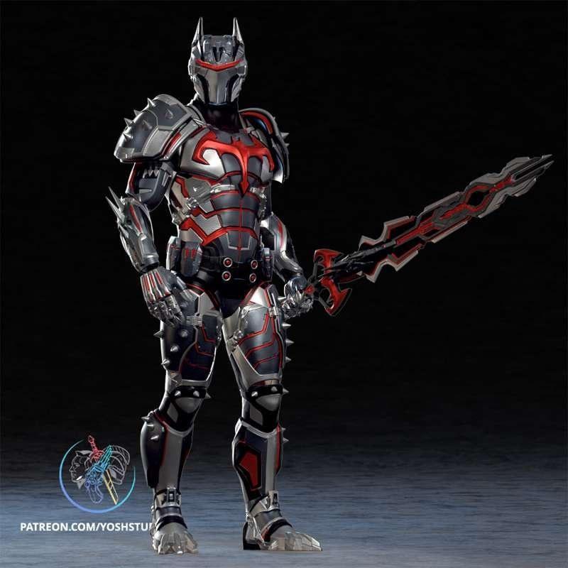 HellBat装甲 - 3D打印模型|HellBat Armor – 3D Print Model STL