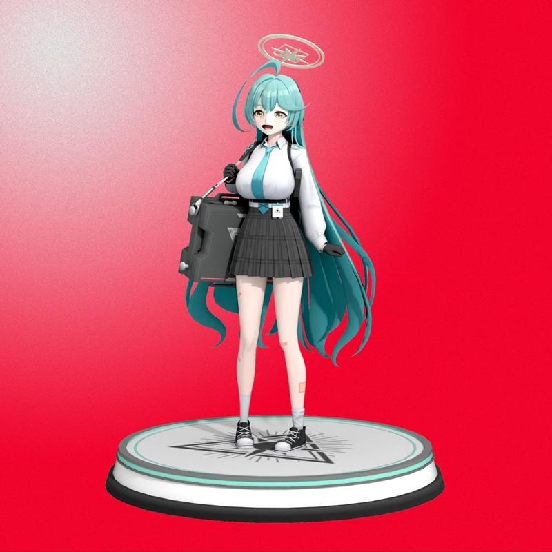 蓝arcade 3D打印模型|Blue Archive – 3D Print Model STL