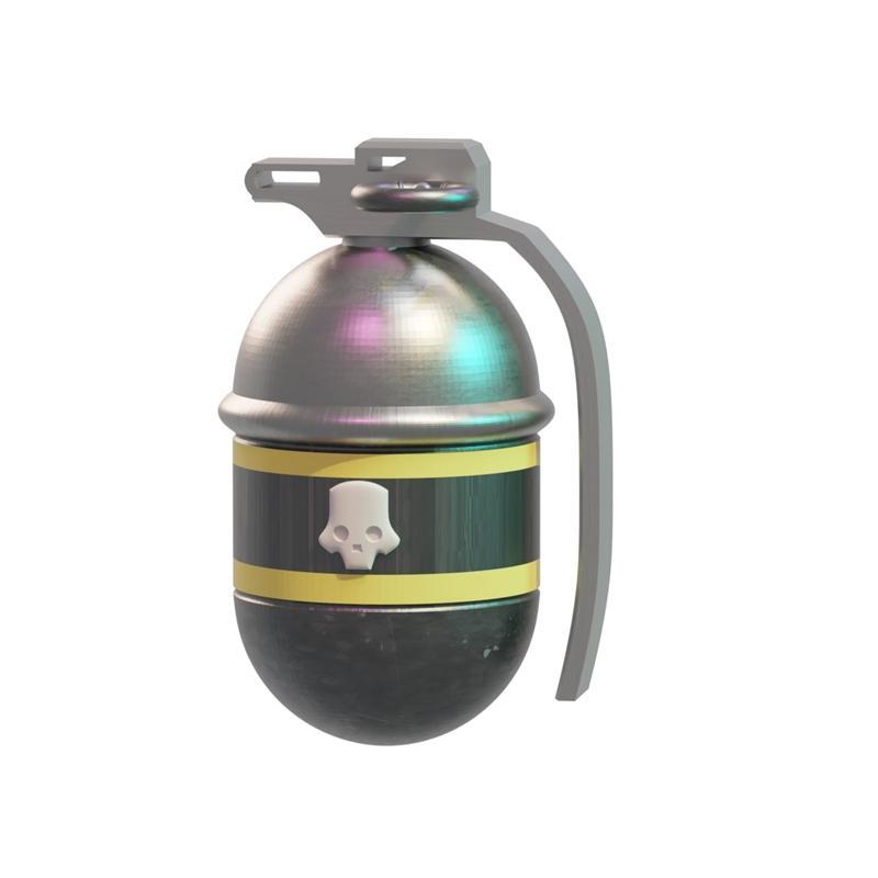 地狱协议2 G-6破片手雷与G-10燃烧手雷 3D打印模型|Helldivers 2 G-6 Frag Grenade and Helldivers 2 G-10 Incendiary Grenade – 3D Print Model STL