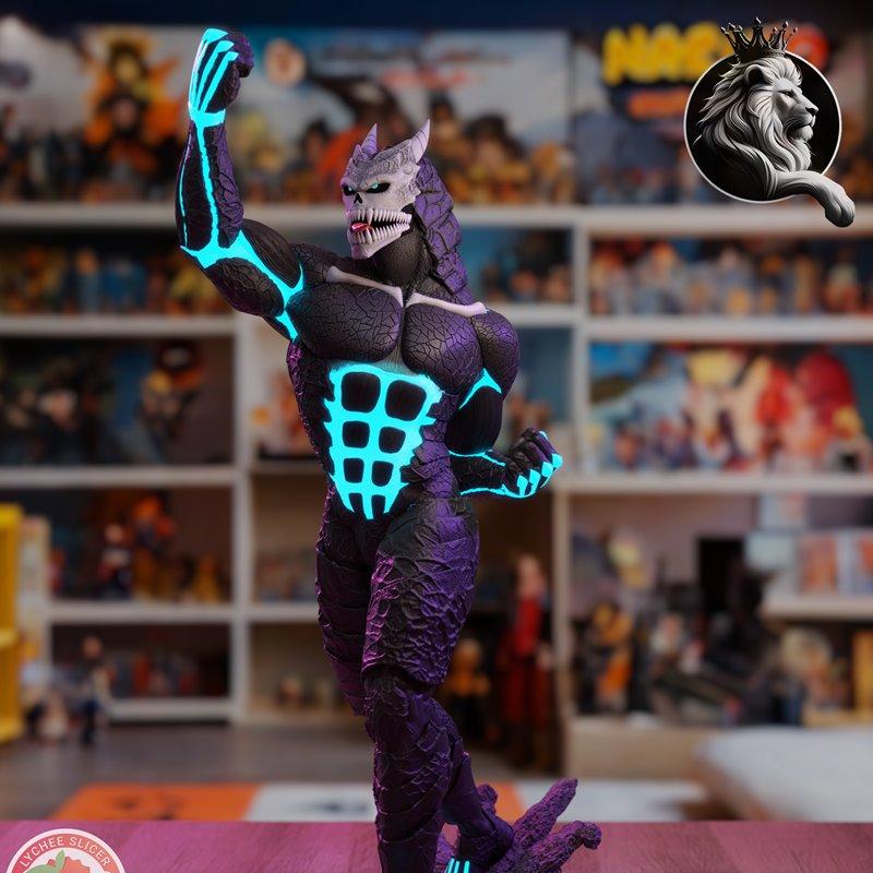 狮域工作室 - 卡夫卡巨兽形态 - 巨兽第8号 - 3D打印模型|LionRealm Studio – Kafka Kaiju Form – Kaiju No.8 – 3D Print Model STL