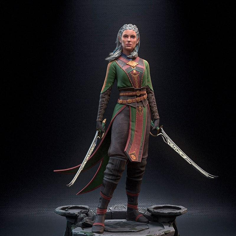 H3LL创作者 - Jaheira - 3D打印模型|h3LL creator – Jaheira – 3D Print Model STL