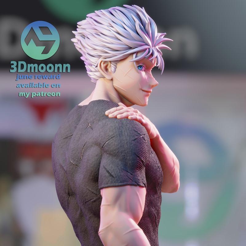 3D打印模型：Gojo 3D打印人形模型|3Dmoonn – Gojo – 3D Print Model STL