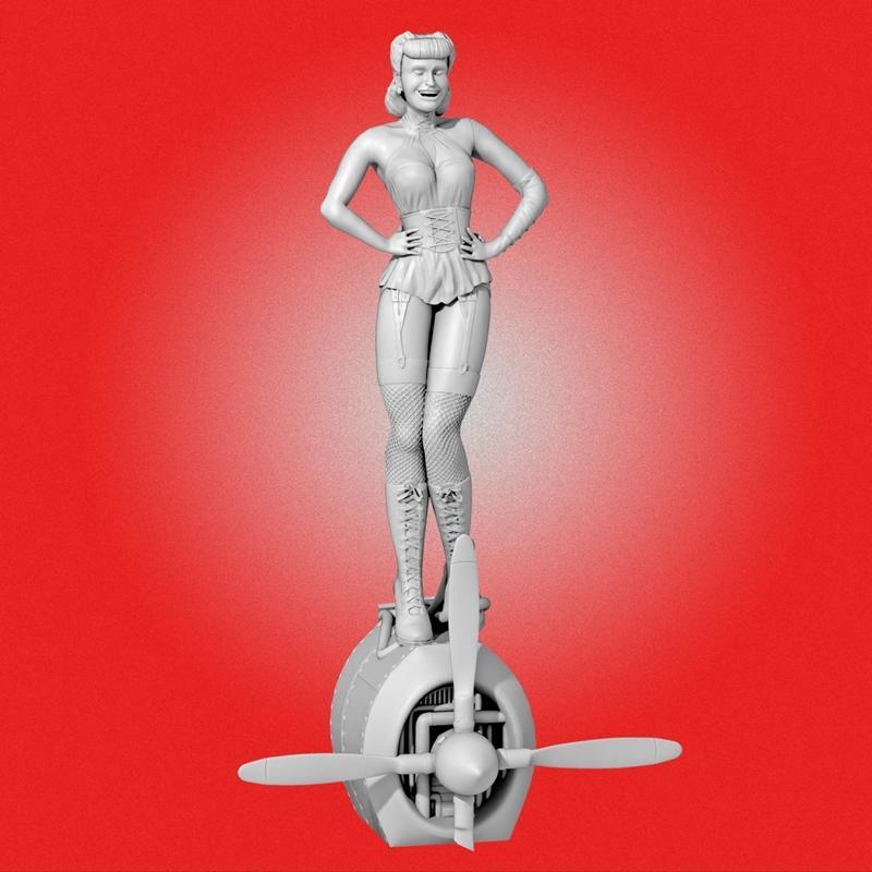 丝滑特工萨莉·朱庇特——3D打印模型|Sally Jupiter Silk Spectre – 3D Print Model STL