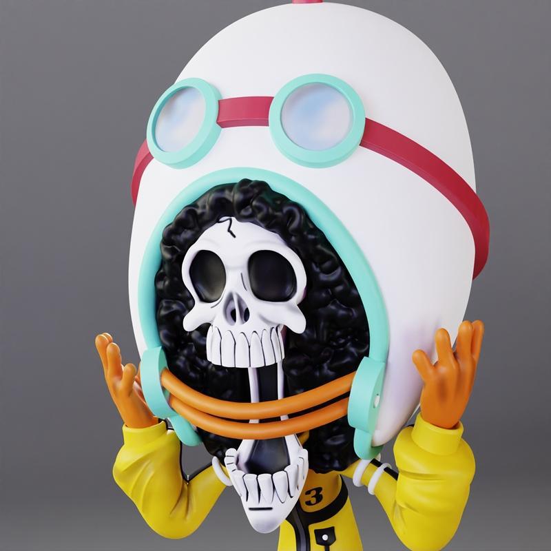 布鲁可萌系3D打印模型|Brook Chibi – 3D Print Model STL