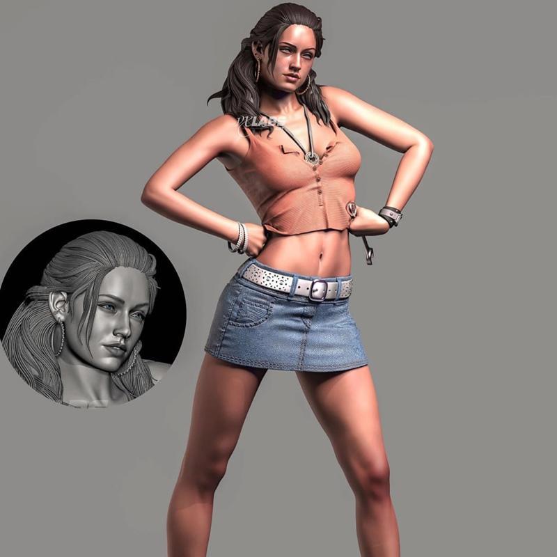 VX-Labs - 变形金刚 - 芮妮·福克斯 3D打印模型|VX-Labs – Megan Fox – Transformers – 3D Print Model STL