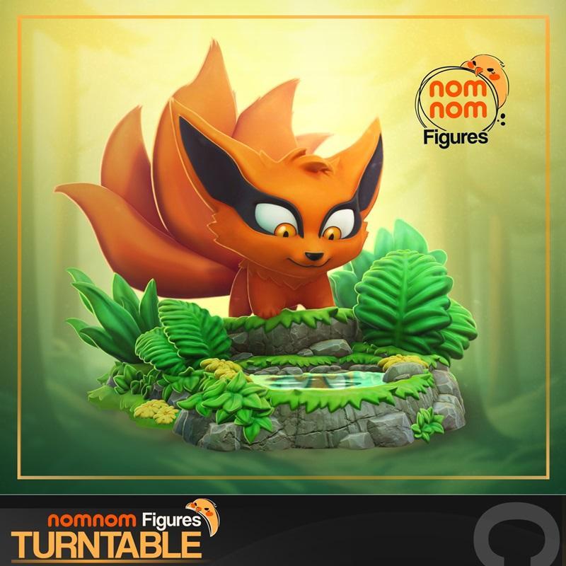 Naruto小 Kurama 3D打印模型|Nomnom Figures – Chibi Kurama from Naruto – 3D Print Model STL