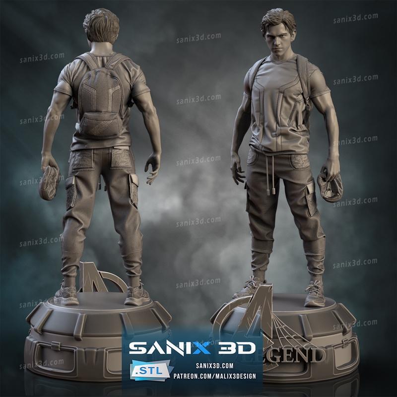 Sanix - 蜘蛛少年 - 双重人生 3D打印模型|Sanix – LEGEND – Spider-Boy – A Double Life – 3D Print Model STL