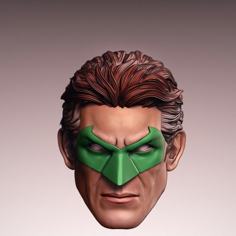 哈尔·乔丹（平行线）3D打印模型|Hal Jordan (Parallax) – 3D Print Model STL