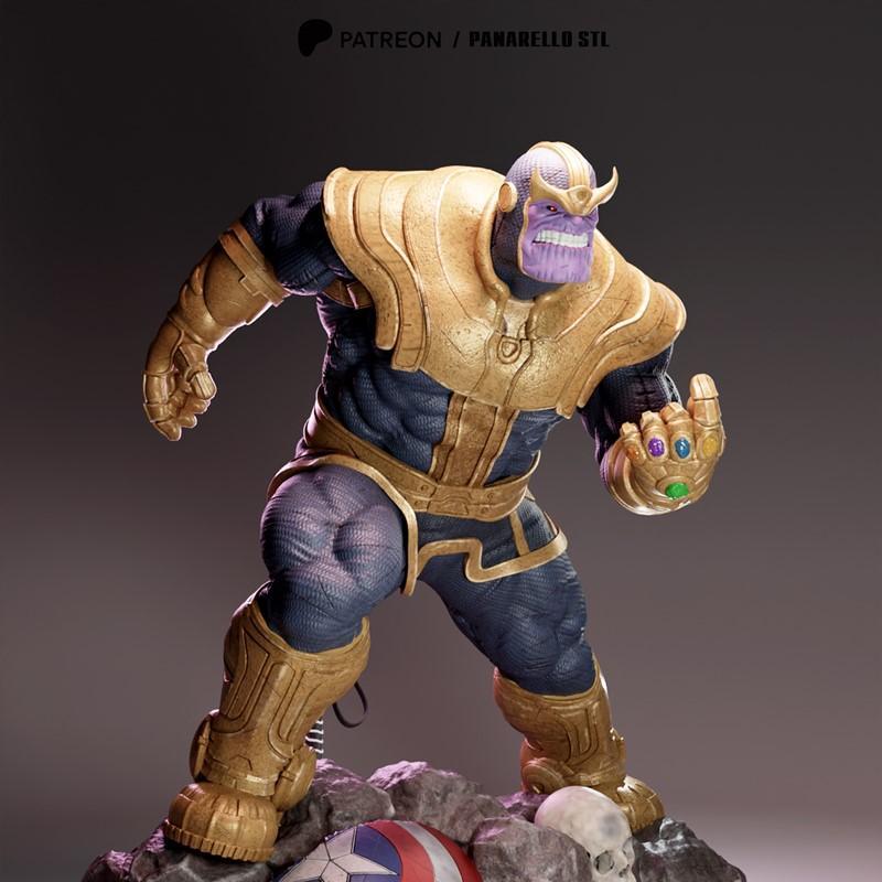 Panarello出品的Thanos 3D打印模型|Panarello – Thanos – 3D Print Model STL