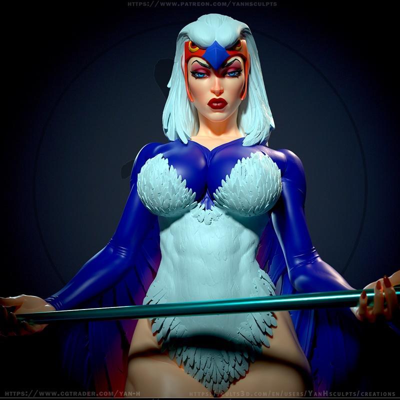 Yan-H工作室 3D打印模型 《巫女》|Yan-H – Sorceress – 3D Print Model STL
