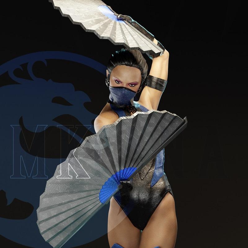 Panarello出品的Kitana 3D打印模型|Panarello – Kitana – 3D Print Model STL