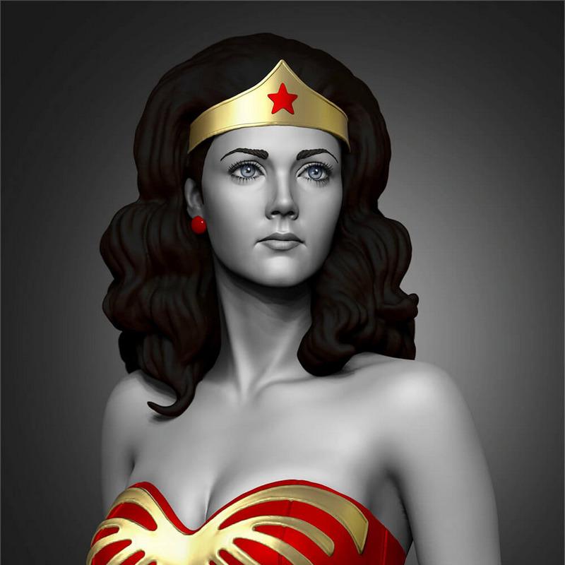 80年代神奇女侠3D打印模型|Wonder Woman 80’s – 3D Print Model