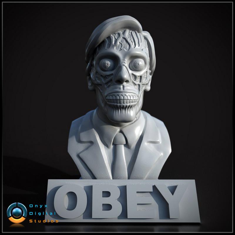 他们活着破灭 3D打印模型|They Live Busts – 3D Print Model