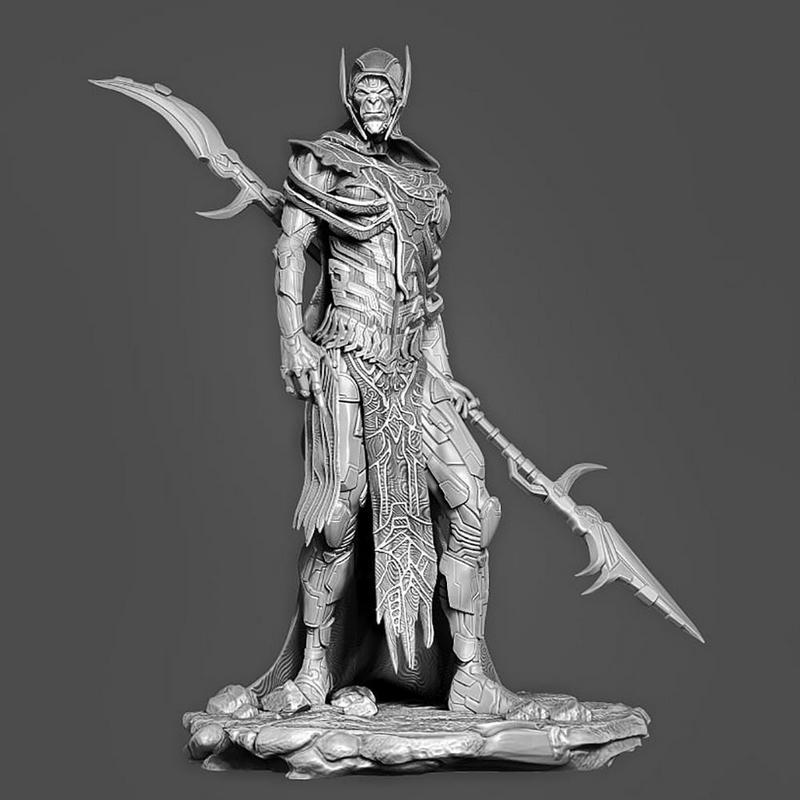 Corvus Glaive 3D打印模型|Corvus Glaive – 3D Print Model