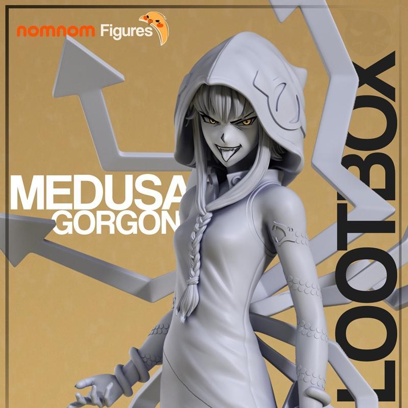Medusa戈尔贡 3D打印模型|Nomnom Figures – Medusa Gorgon – 3D Print Model STL
