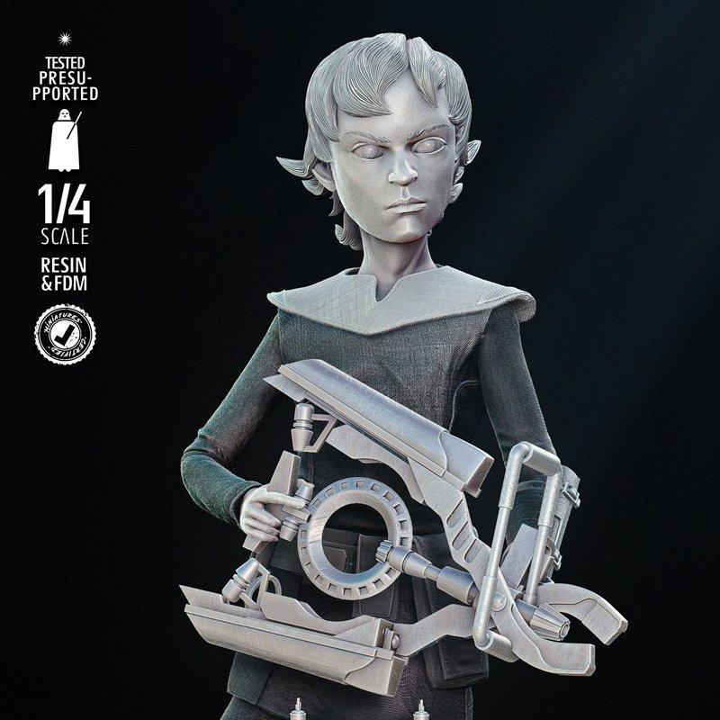 SW3D - 奥米茄胸围 - 3D打印模型|SW3D – Omega Bust – 3D Print Model STL