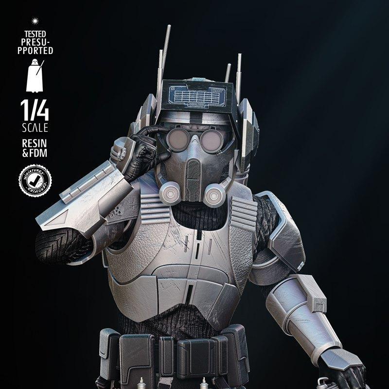 SW3D - 3D打印模型 - 机械战士STL|SW3D – Tech Bust – 3D Print Model STL