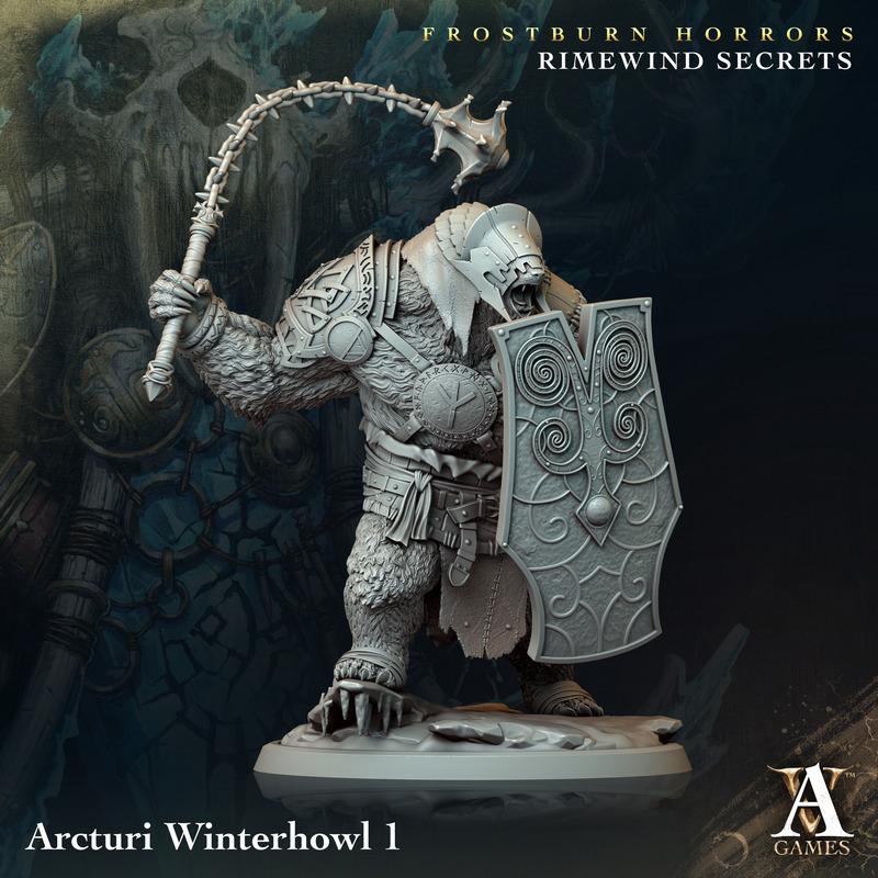 Arcturi冬季嚎叫 3D打印模型|Arcturi Winterhowl 1 – 3D Print Model