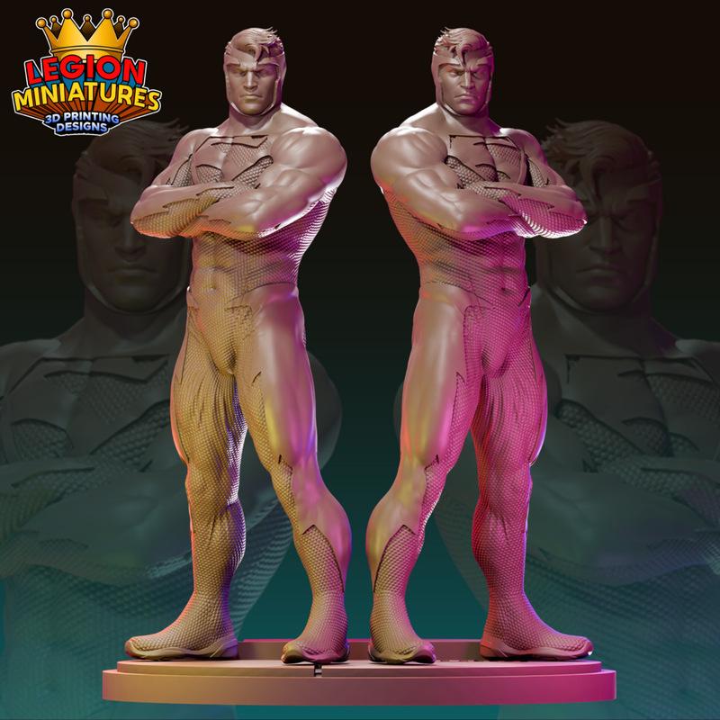 乐高迷你模型 - 超人 - 3D打印版|Legion Miniatures – Superman – 3D Print Model