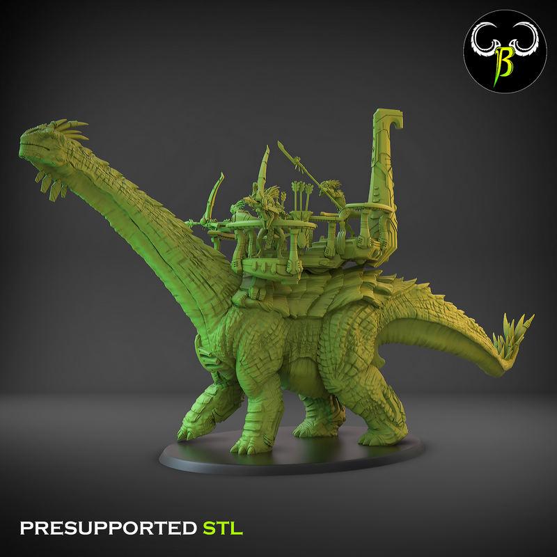 泰坦龙-3D打印模型|Titanodon – 3D Print Model