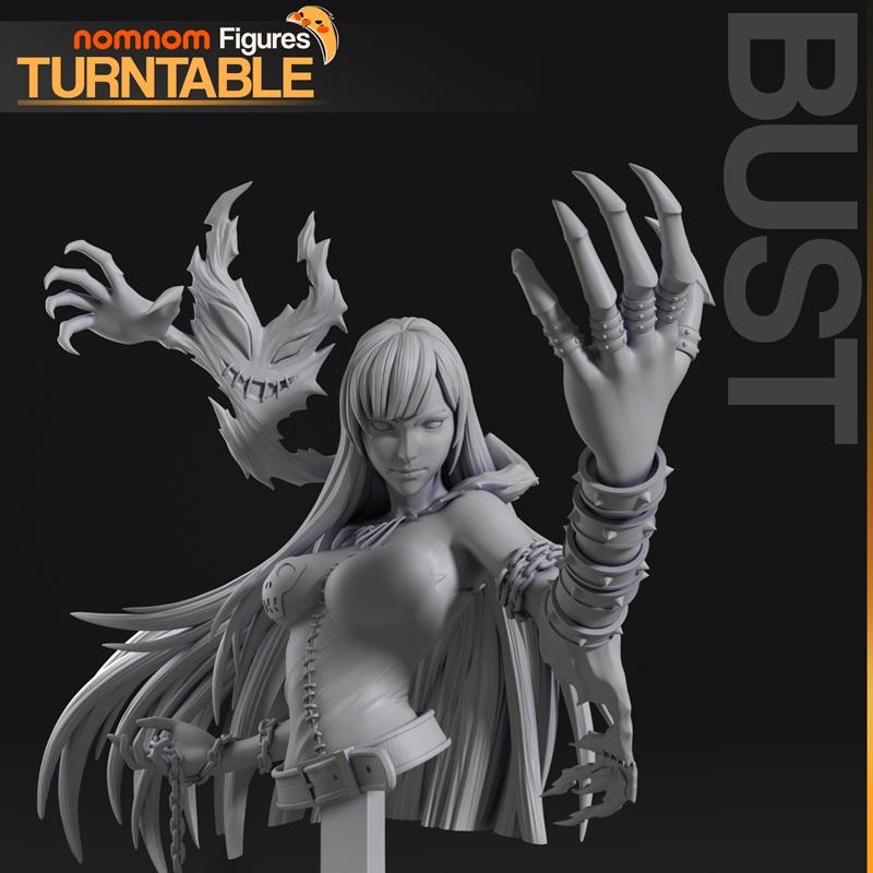 Nomnom figures Lady Devimon 3D打印模型|Nomnom Figures – Lady Devimon – 3D Print Model STL