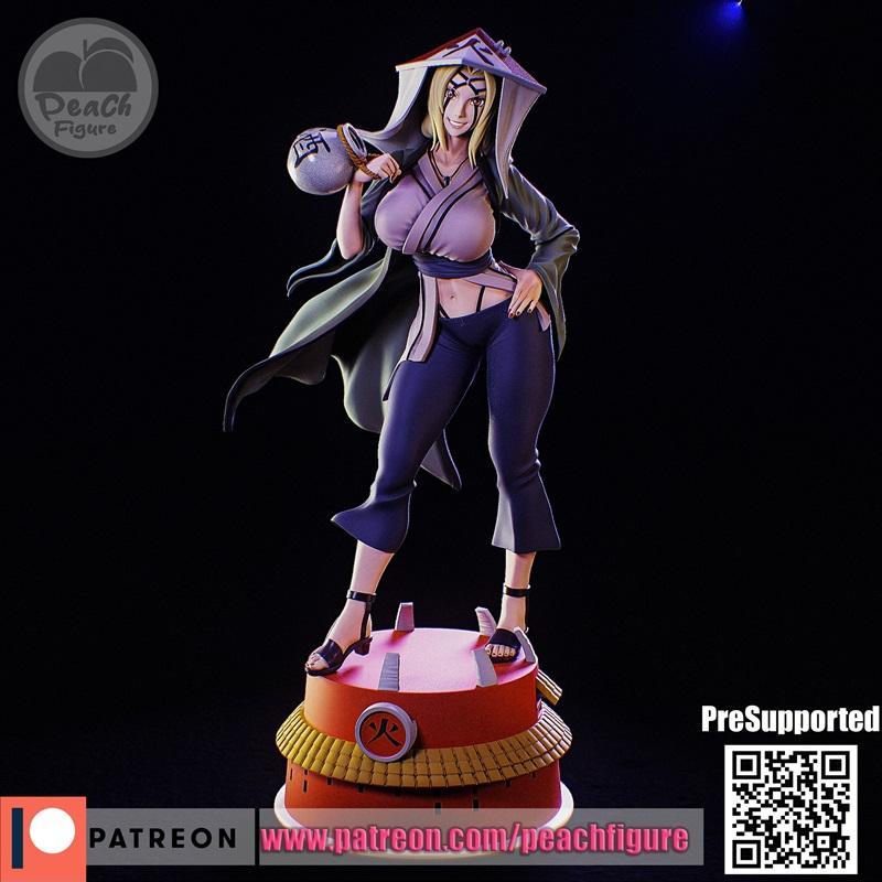 桃皮造型 - 虞书欣 - 3D打印模型|Peach Figure – Tsunade – 3D Print Model STL