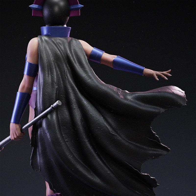 LA人物模型：邪恶琳 MOTU 3D打印雕塑|L.A. Figures – Evil Lyn – MOTU – 3D Print Model STL