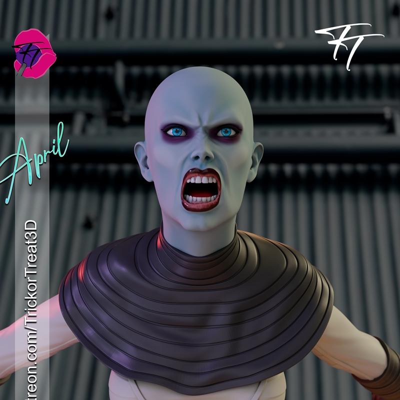 Trick or Treat – Asajj Ventress – 3D Print Model STL
