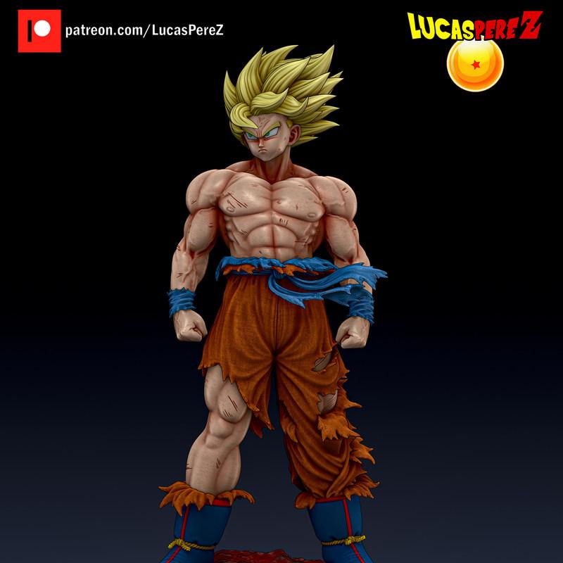 卢卡斯·佩雷斯 3D打印模型：悟空|Lucas Perez – Goku – 3D Print Model