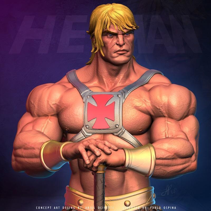 He-Man 3D打印模型|He-Man – 3D Print Model STL