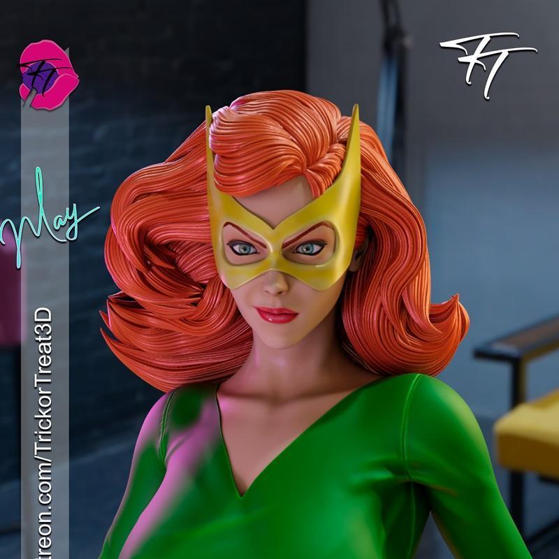 万圣节特辑 - 金刚狼 - 3D打印模型|Trick or Treat – Jean Grey – 3D Print Model STL