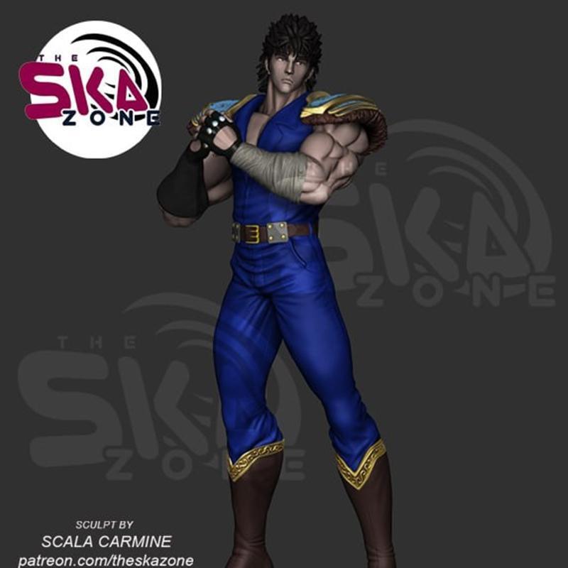 Kenshiro - Hokuto no Ken - 3D打印模型|Kenshiro – Hokuto no Ken – 3D Print Model STL