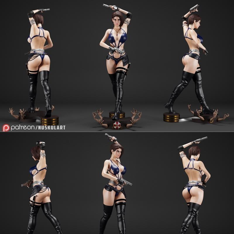 Jill Valentine 3D打印收藏模型|Jill Valentine – Collectible rare model – 3D Print Model STL