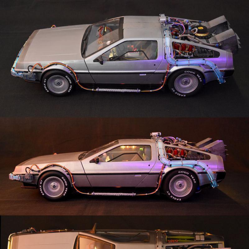 德·摩根时光机 3D打印模型|DMC Delorean Time Machine – 3D Print Model