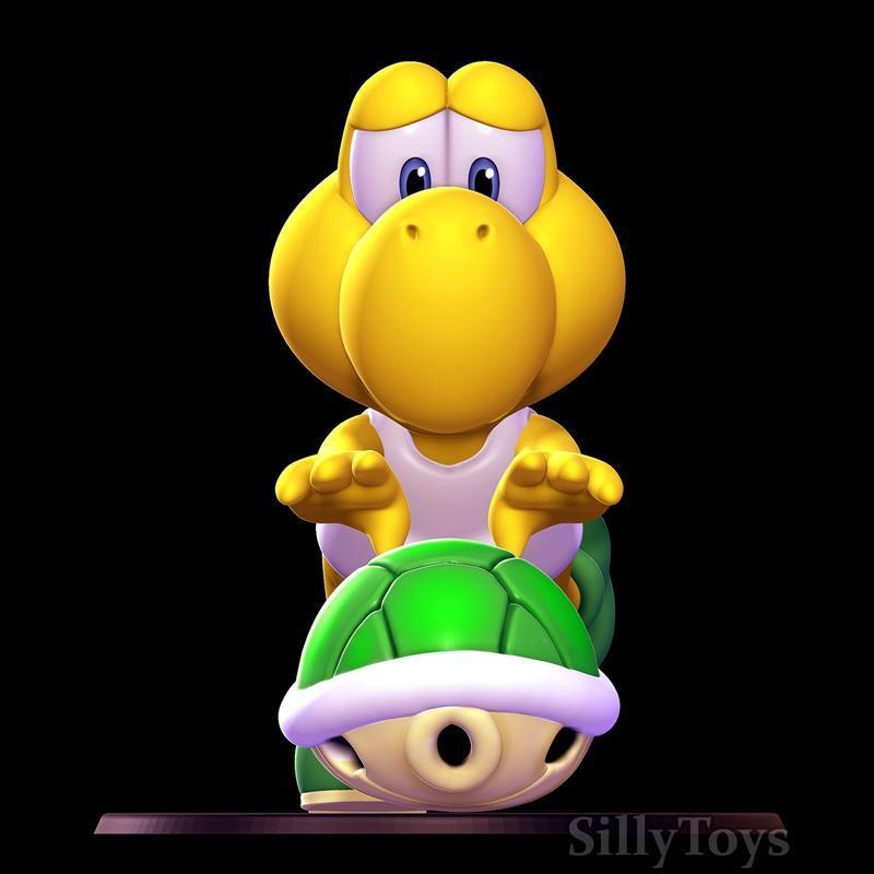 Koopa Troopa与Beezlebub 3D打印模型|Koopa Troopa – Mario and Beezlebub – Helluva Boss – 3D Print Model STL