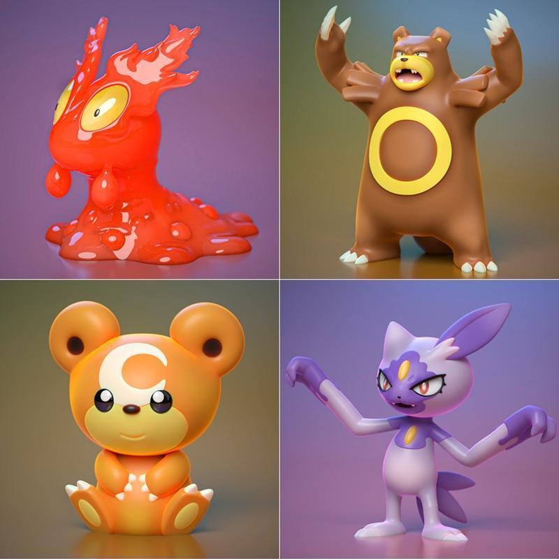 Ydeval 10个微型模型第18部分 3D打印模型|Ydeval – 10 Miniatures Part 18 – 3D Print Model STL