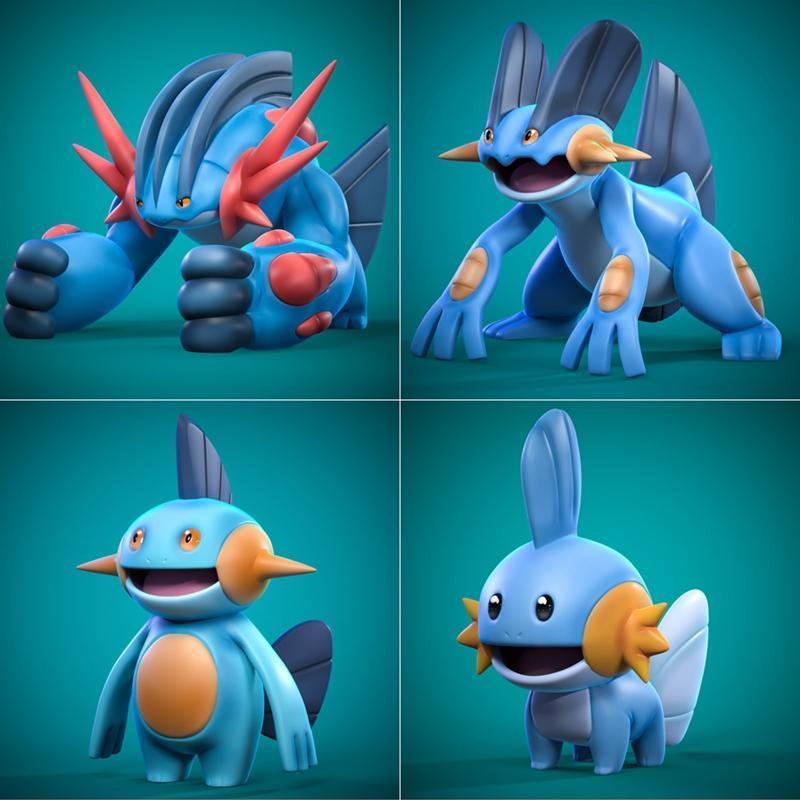 Ydeval 10个小品第15部分 3D打印模型|Ydeval – 10 Miniatures Part 15 – 3D Print Model STL