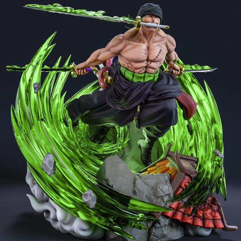 三渲二风格Zoro 3D打印模型|Roronoa Zoro By Natan Silva 3D – 3D Print Model STL