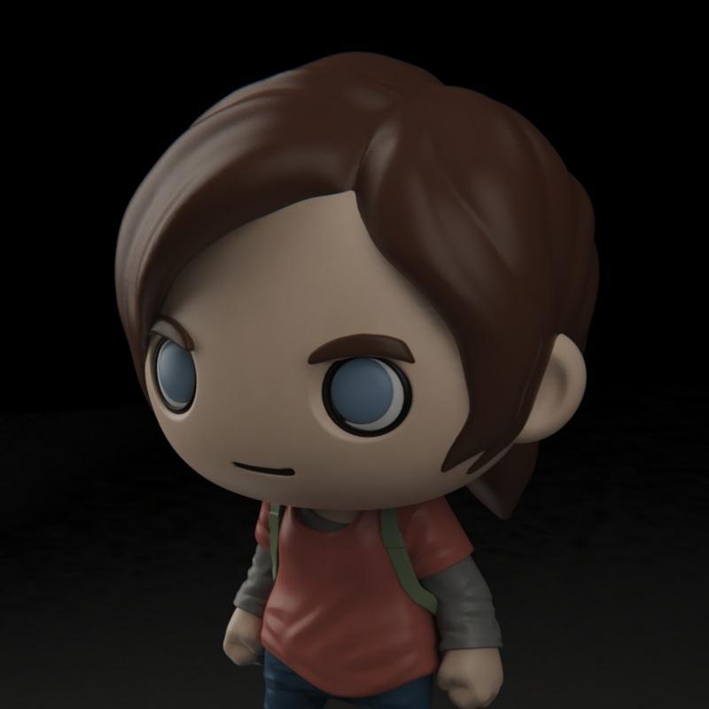 PlaKit Ellie 3D打印模型|PlaKit – The Last of Us – Ellie – 3D Print Model