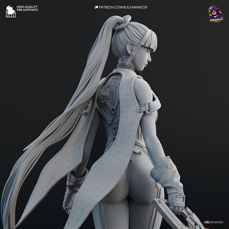 Bulkamancer作品《Eve》角色3D打印模型|Bulkamancer Sculpts – Eve – Stellar Blade – 3D Print Model STL
