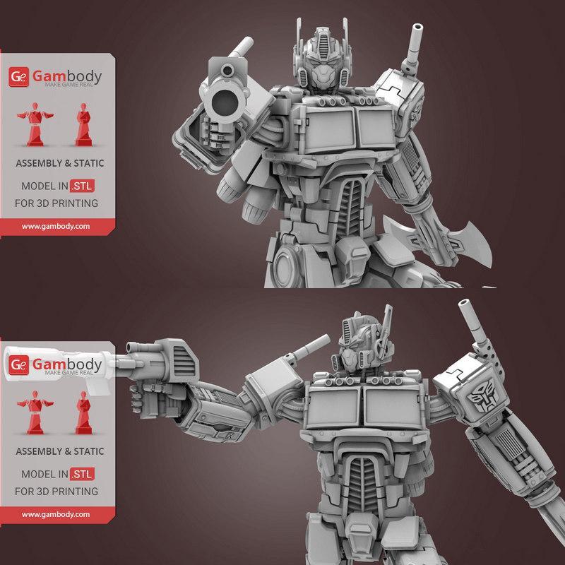 擎天柱 - 变形金刚 - 3D打印模型|Optimus Prime – Transformers – 3D Print Model