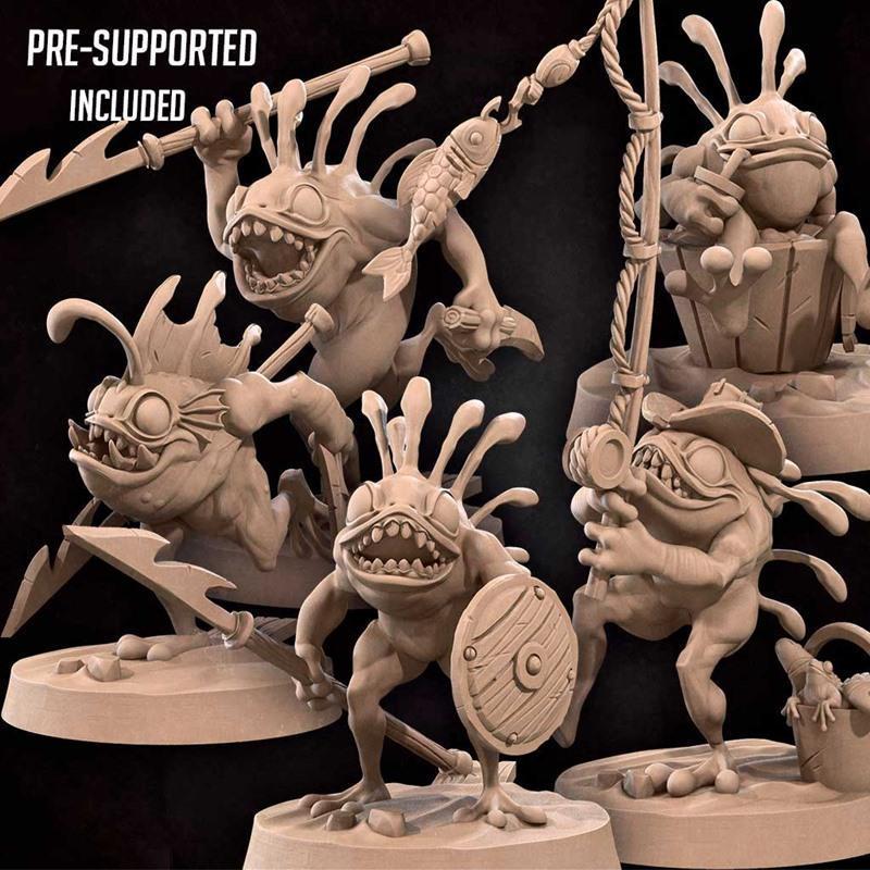 Murlocs - 3D打印模型|Murlocs – 3D Print Model STL