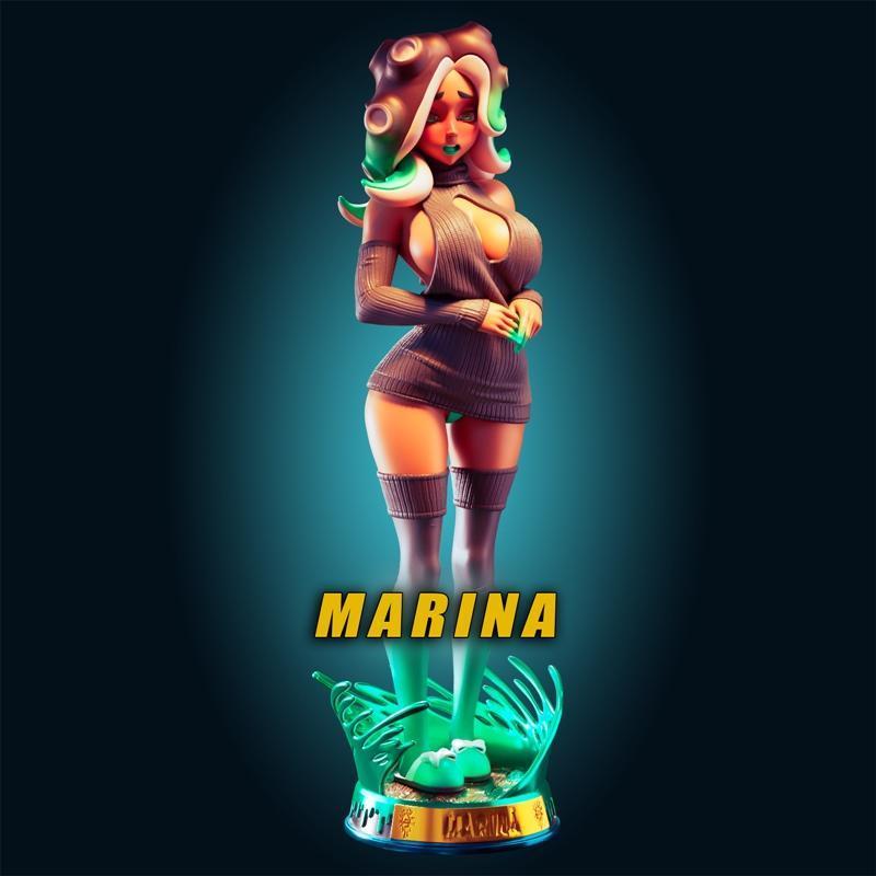 马里娜 3D打印模型|Officer Rhu – Marina – 3D Print Model STL