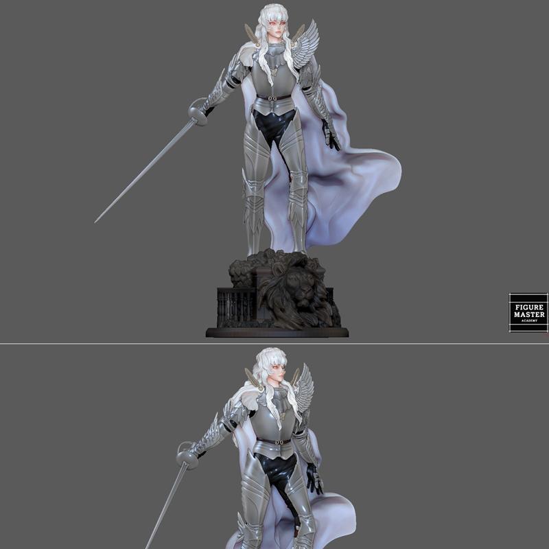 Figuremaster - 贝尔克·格里菲斯 - 3D打印模型|Figuremaster – Berserk Grififth – 3D Print Model STL