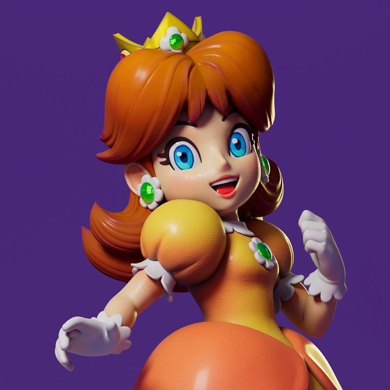 Kabuki风格3D打印模型：Daisy角色摆件|Kabuki Figures – Daisy – 3D Print Model STL