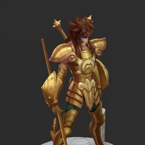 圣斗士星矢 - 天平座多古 - 3D打印模型|Saint Seiya – Dohko Libra – 3D Print Model
