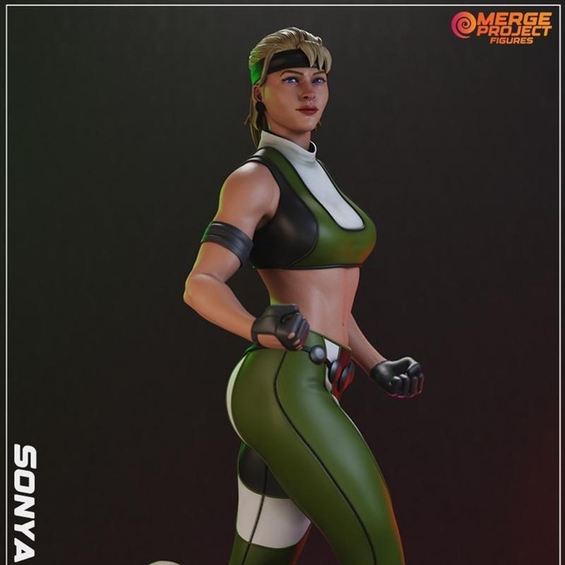 Merge Project Figures – Sonya Blade – 3D Print Model STL