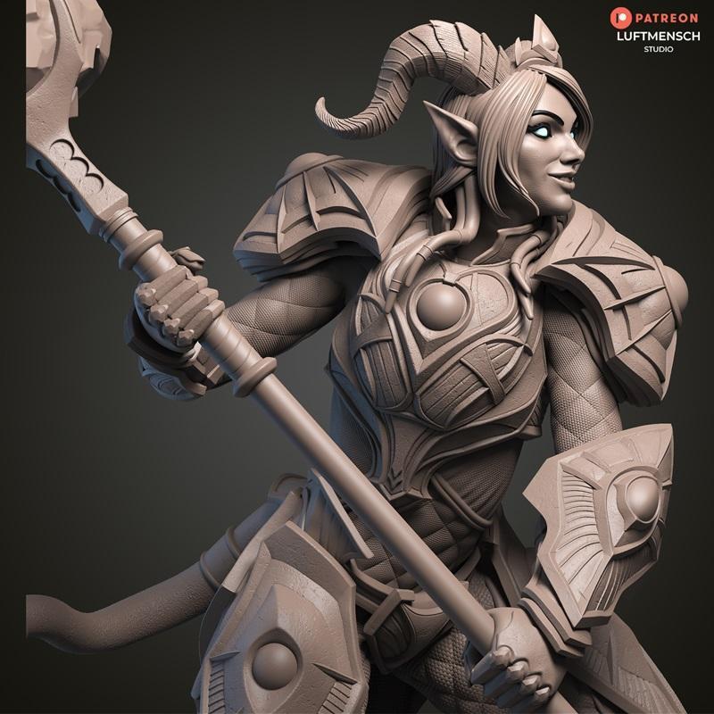 LuftMensch Studio - Yrel - 3D打印模型|LuftMensch Studio – Yrel – 3D Print Model STL
